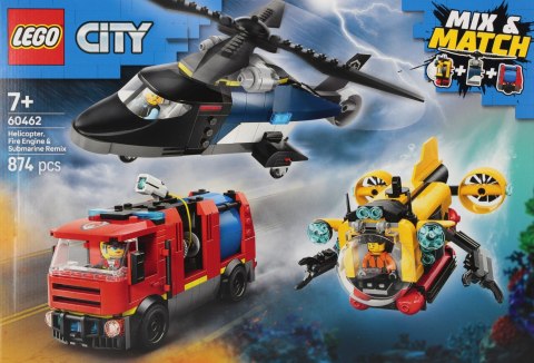 Klocki konstrukcyjne Lego City Zestaw z helikopterem LEGO 60462