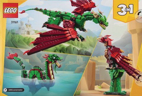Klocki konstrukcyjne Lego Creator Średniowieczny Smok LEGO 31161