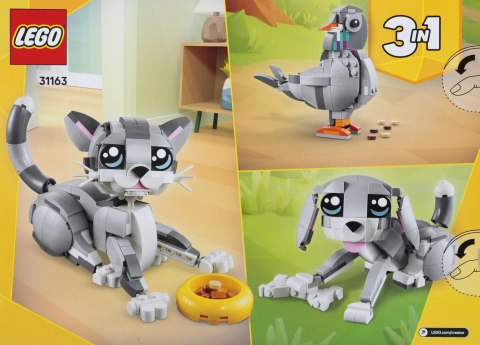 Klocki konstrukcyjne lego Creator Psotny kot LEGO 31163