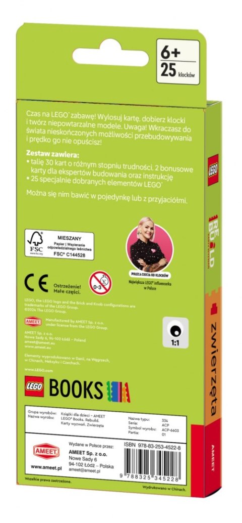 LEGO Karty Wyzwań. Zwierzęta