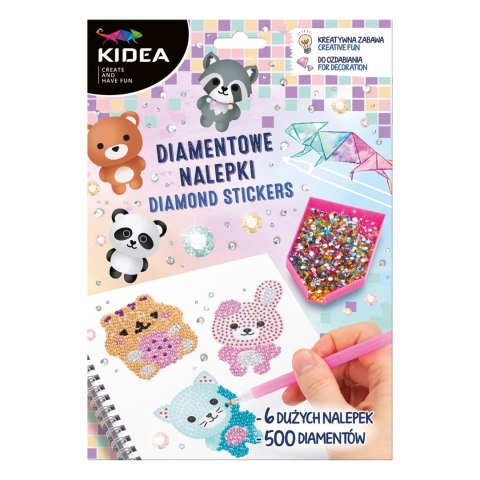MOZAIKA DIAMENT SPRZYL NAKLEJ WESOLE ZWIERZ K