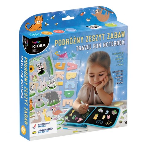 PODROZNY ZESZYT ZABAW AKC 22X2X21 KIDEA DERF