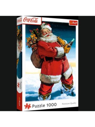 PUZZLE BN 1000EL TREFL XMAS C-C MIKOLAJ SNIEG PU