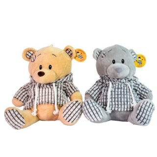 Pluszak 25 cm Miś siedzący w bluzie DEEF 04216 DE