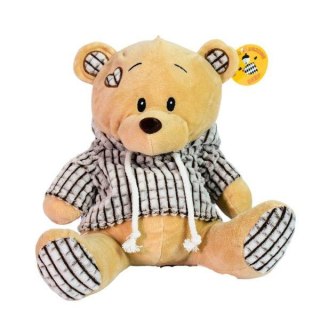 Pluszak 25 cm Miś siedzący w bluzie DEEF 04216 DE