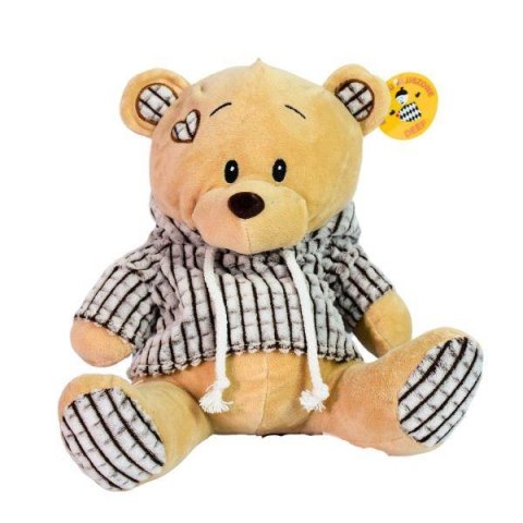 Pluszak 25 cm Miś siedzący w bluzie DEEF 04216 DE