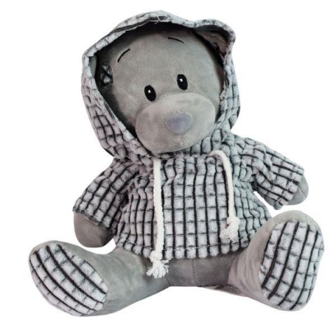 Pluszak 25 cm Miś siedzący w bluzie DEEF 04216 DE