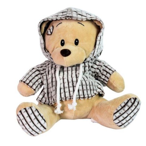Pluszak 25 cm Miś siedzący w bluzie DEEF 04216 DE