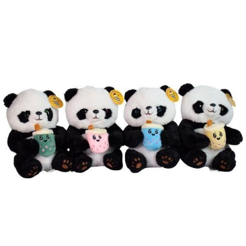 Pluszak 25 cm Panda stojący z kubkiem DEEF 4217