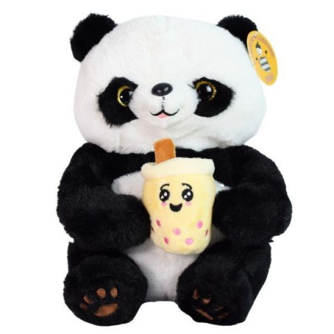 Pluszak 25 cm Panda stojący z kubkiem DEEF 4217