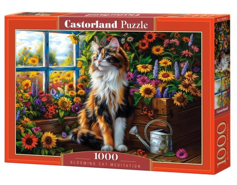 Puzzle 1000 el. Blooming Cat Meditation CASTORLAND C-105342