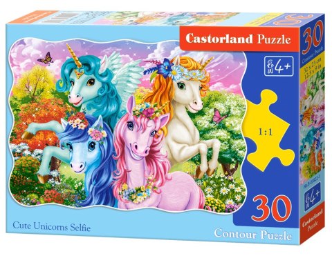 Puzzle 30 el. Cute Unicorns SelfieCASTORLAND B-03822