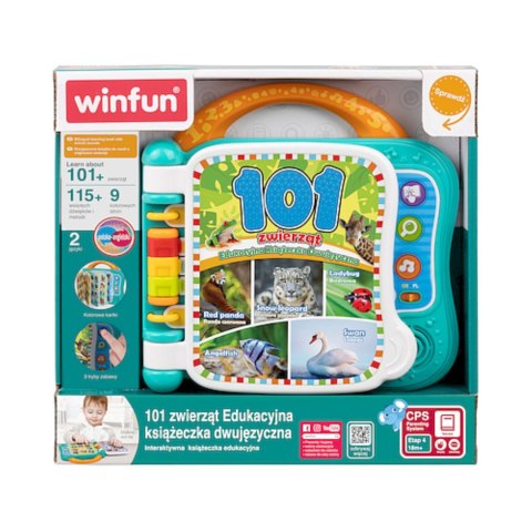 Zabawka edukacyjna Książeczka 28x27x5 Zwierzątka PLPL/ANG Smily Play ANEK 240402AN01