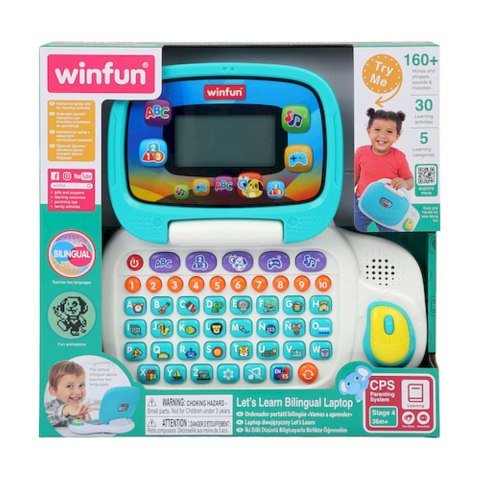 Zabawka edukacyjna Laptop 31x31x6 PLPL/ANG Smily Play ANEK 240401AN01