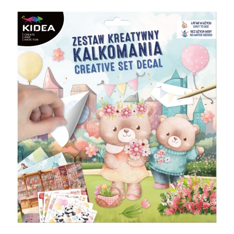 Zestaw kreatywny Kalkomania KIDEA NTKEKA