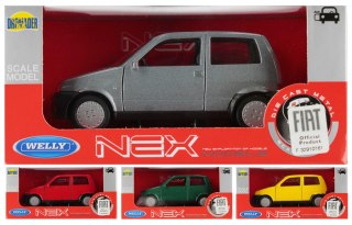 Auto osobowe metalowe 15x7x7 Fiat Cinquecento DROMADER FIAT CINQU