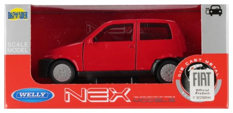 Auto osobowe metalowe 15x7x7 Fiat Cinquecento DROMADER FIAT CINQU