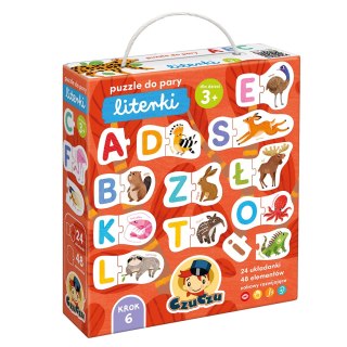 CzuCzu Puzzle do pary Literki dla dzieci 3