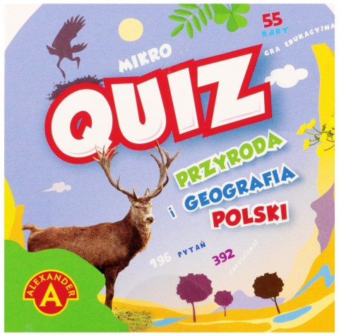 Gra Quiz Mikro przyroda i geografia Polski ALEXANDER 2869 ALX