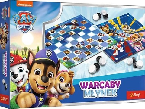 Gra Warcaby Młynek Psi Patrol TREFL 02798 TR