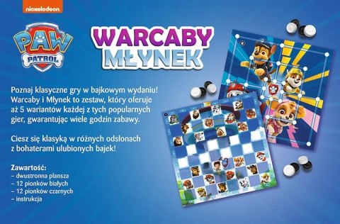Gra Warcaby Młynek Psi Patrol TREFL 02798 TR
