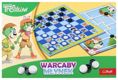 Gra Warcaby Młynek Rodzina Treflików TREFL 02658 TR