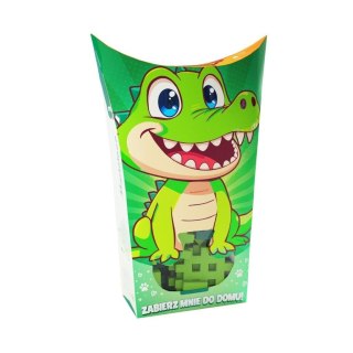 Klocki konstrukcyjne 34 elementy Wafle Mini Krokodyl MARIOINEX 906910