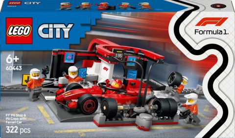 Klocki konstrukcyjne City Mechanicy Ferrari LEGO 60443