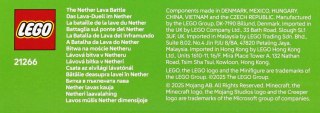 Klocki konstrukcyjne Lego Minecraft Bitwa LEGO 21266