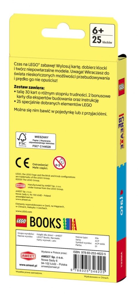 LEGO Recreate. Karty Wyzwań. Lato