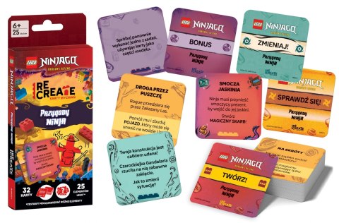 LEGO Recreate. Karty Wyzwań. Przygody ninja