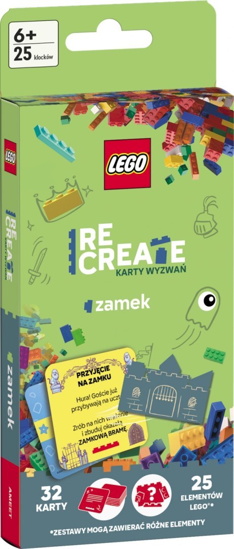 LEGO Recreate. Karty Wyzwań. Zamek