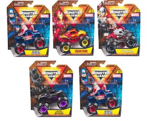 Monster Jam Marvel Kolekcja Pojazdów 1:64 Spin Master