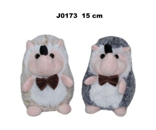 PLUSZAK JEZ 15CM SIEDZACY Z MUSZKA SA