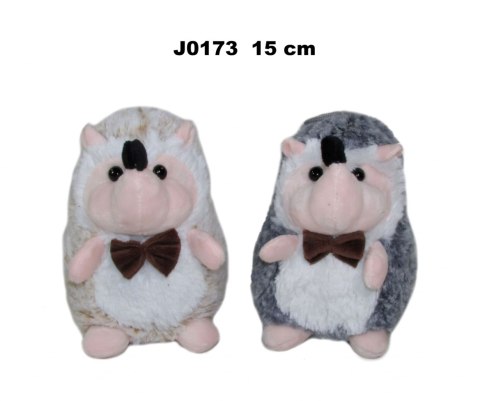 PLUSZAK JEZ 15CM SIEDZACY Z MUSZKA SA