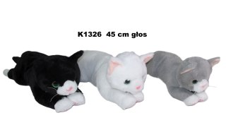 PLUSZAK KOT Z GLOSEM 45CM LEZACY SA