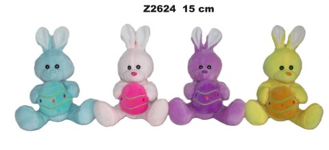 PLUSZAK WN ZAJAC 16CM SIEDZACY Z JAJKIEM SA