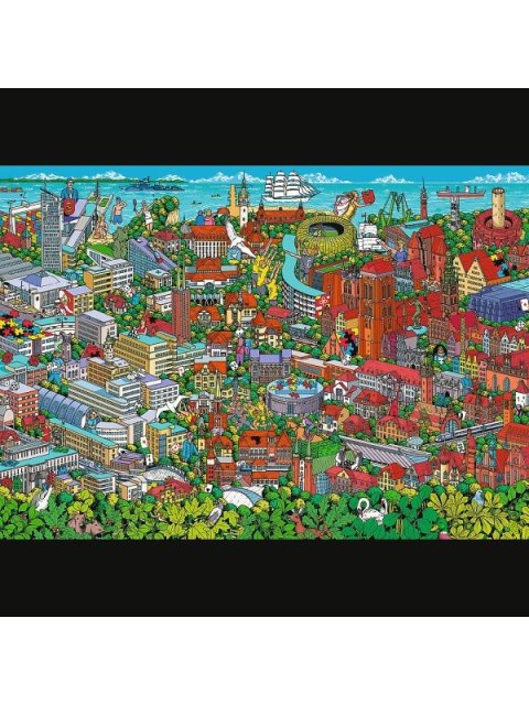 PUZZLE 1000EL TREFL JUBILEUSZ TROJMIASTO PUD6