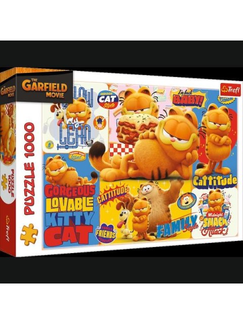 PUZZLE 1000EL TREFL PRZYGODY GARFIELDA PUD6