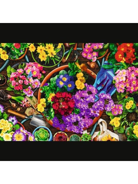 PUZZLE 2X500EL TREFL PRACE W OGRODZIE PUD6