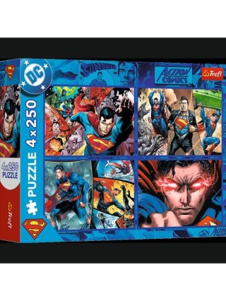 PUZZLE 4X250EL TREFL ODWAGA SUPERMANA PUD6