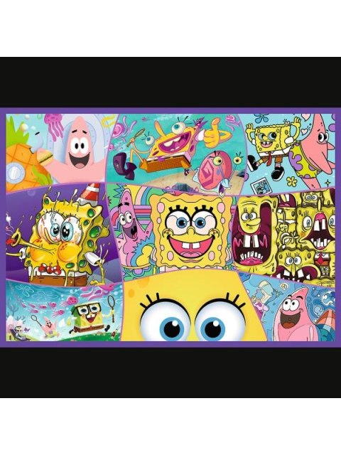 PUZZLE 4X250EL TREFL SZALONY SWIAT SPONGE BOBA6