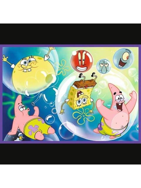 PUZZLE 4X250EL TREFL SZALONY SWIAT SPONGE BOBA6