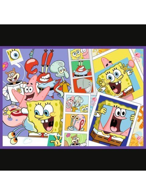 PUZZLE 4X250EL TREFL SZALONY SWIAT SPONGE BOBA6