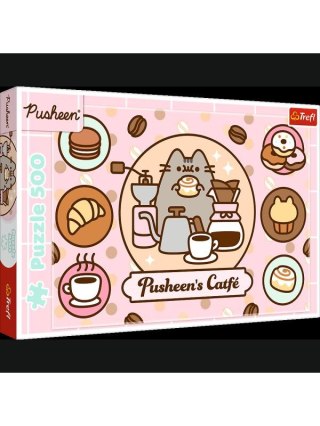 PUZZLE 500EL TREFL PUSHEEN W KAWIARNI PUD6