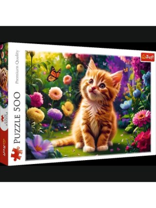 PUZZLE 500EL TREFL UROCZY KOTEK PUD8