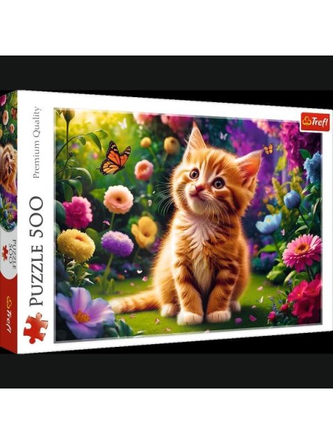 PUZZLE 500EL TREFL UROCZY KOTEK PUD8