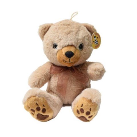 Pluszak Miś 27cm siedzący z kokardą DEEF VIC04094