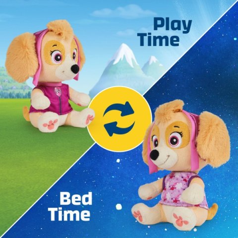 Psi Patrol Maskotki Bedtime Plush: Chase i Skye Spin Master