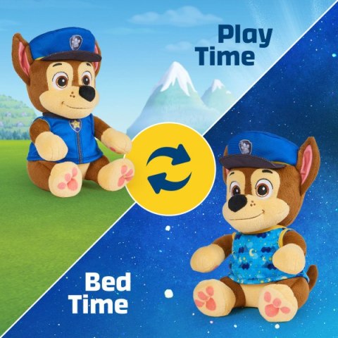 Psi Patrol Maskotki Bedtime Plush: Chase i Skye Spin Master